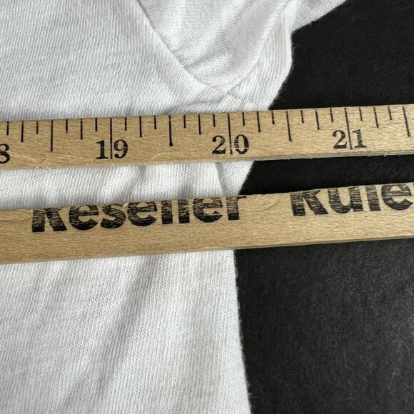 VTG 80s Mick Jagger She's The Boss Shirt Small White Dingy Single Stitch Tee - Picture 14 of 15